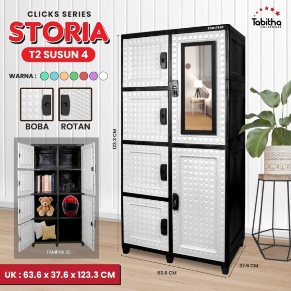 Lemari Plastik Tabitha Storia